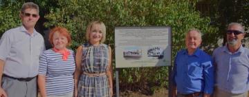 У Сараті відкрили пам’ятну дошку на будинку пастора – першій капітальній споруді селища