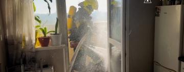 В Одесі під час пожежі врятували трьох людей, серед них дитина