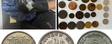 В пункті пропуску «Орлівка» прикордонники виявили приховані старовинні монети  