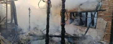 В Ізмаїлі масштабна пожежа знищила дах приватного будинку