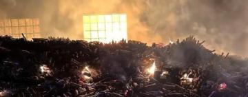 Внаслідок атаки на винзавод згоріло підприємство: збитки довкіллю — близько 300 тисяч гривень