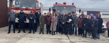 Завдяки міжнародному партнерству у Виноградівці відкрили пожежний підрозділ і отримали пожежну техніку