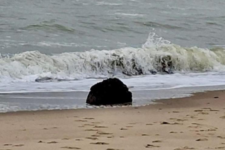 На Одещині шторм виніс на берег морську міну