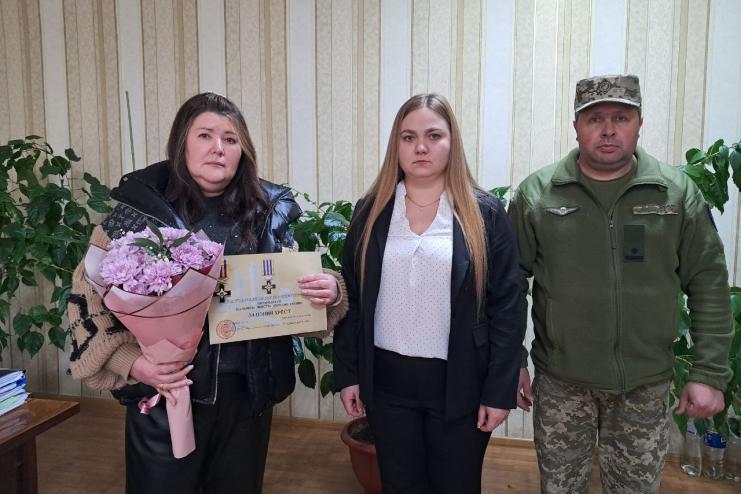 Відзнаку «Залізний хрест» вручено рідним полеглого Героя Анатолія Пастухова