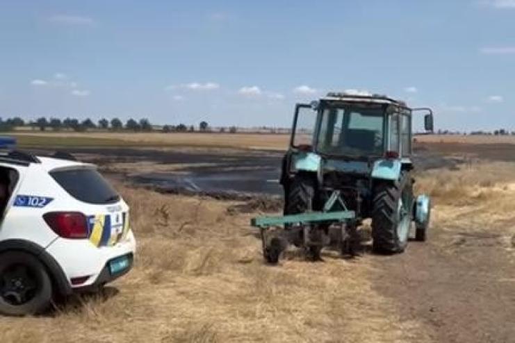 Поліцейські завершили розслідування щодо умисного підпалу сільськогосподарських земель у Татарбунарській громаді
