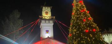 Арцизька новорічна красуня подарувала місту перше зимове диво