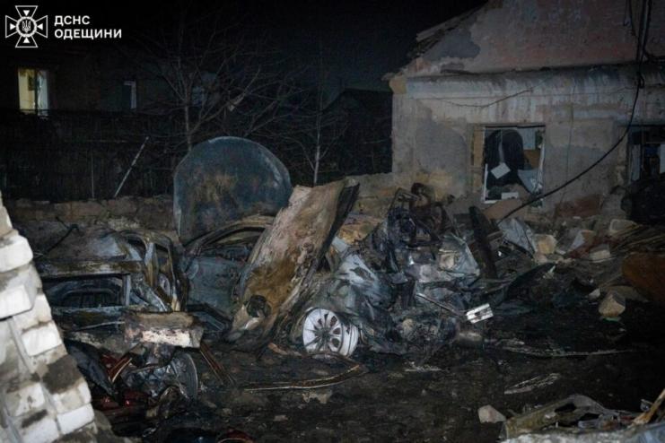 Жінка з тяжкими опіками, отриманими під час атаки дронів на Одесу, померла у лікарні