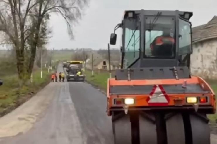 В Арцизькій громаді триває ремонт траси державного значення Арциз — Болград