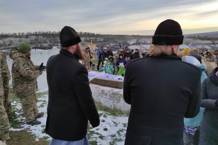 Буджацька громада попрощалася з Героєм Євгеном Жуковським