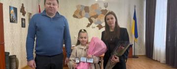 Арцизька міська рада привітала юну спортсменку зі здобуттям почесного спортивного звання