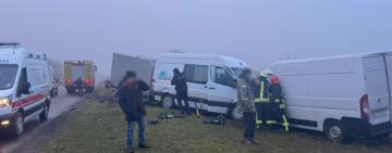 ДТП у Болградському районі: зіткнулися два мікроавтобуси, четверо людей травмовані