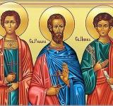 2 лютого. Пам'ять святих мучеників Інни, Пінни та Римми