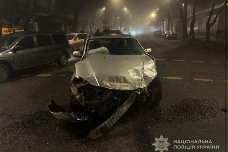 Постраждало двоє людей: поліцейські затримали водія автівки, який у стані спʼяніння скоїв ДТП у центрі Одеси