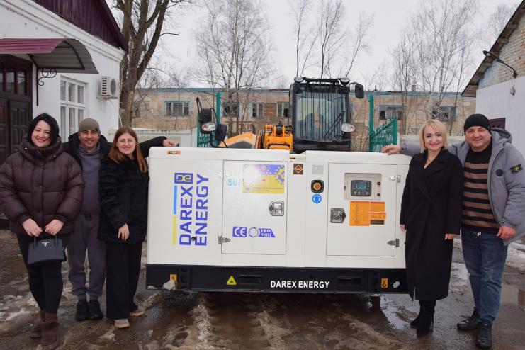 Саратська громада отримала потужний генератор від Тайваню