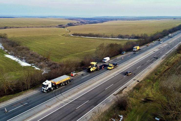 На Одещині стартувало відновлення траси Київ – Одеса: до квітня планують оновити 190 кілометрів