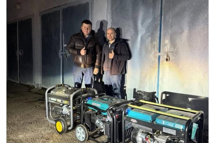 Арцизька громада отримала генератори від міста-побратима з Німеччини