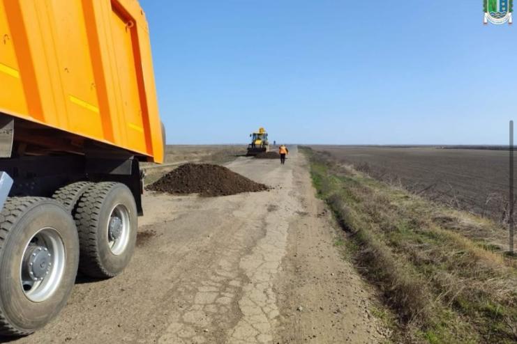 На Одещині розпочали відновлення зруйнованої ділянки траси Т-16-07