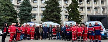 Одещина отримала сучасні реанімобілі для посилення можливостей екстреної допомоги