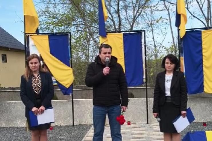 У селі Татарбунарської громади відкрили Алею пам’яті полеглих Героїв