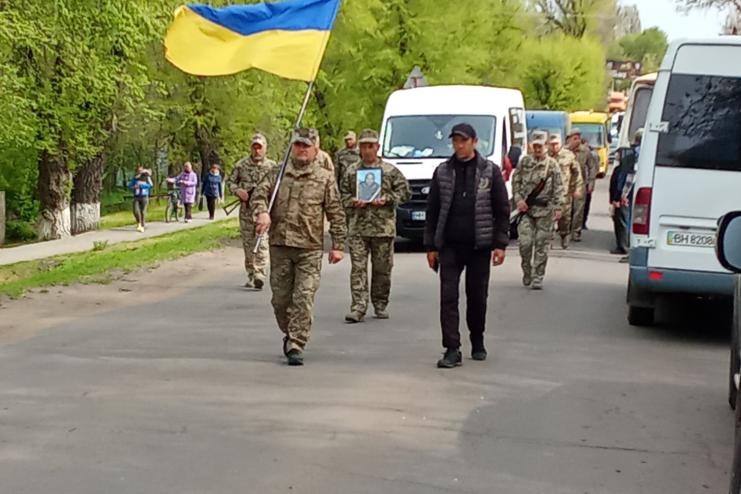 Арциз попрощався із Героєм: в останню путь провели Олександра Паладі