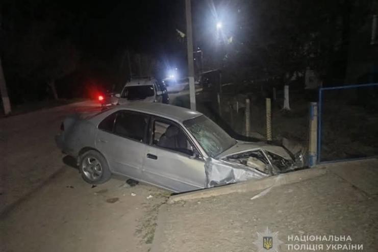 Підлітки напідпитку потрапили в ДТП на Болградщині: за кермом був 15-річний хлопець