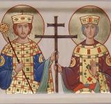 3 червня. Пам'ять святих рівноапостольних царя Костянтина та його матері цариці Єлени