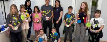 Психологи поліції Одещини провели арттерапевтичне заняття для дітей правоохоронців