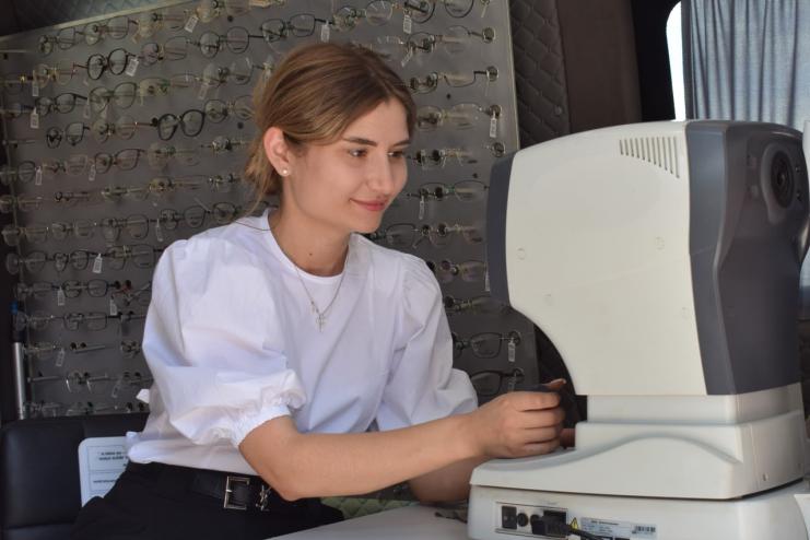 На Болградщині продовжує роботу мобільна діагностика зору
