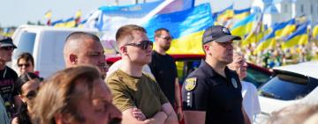 В Одесі поліцейські долучилися до автопробігу «Маршрутом пам’яті»