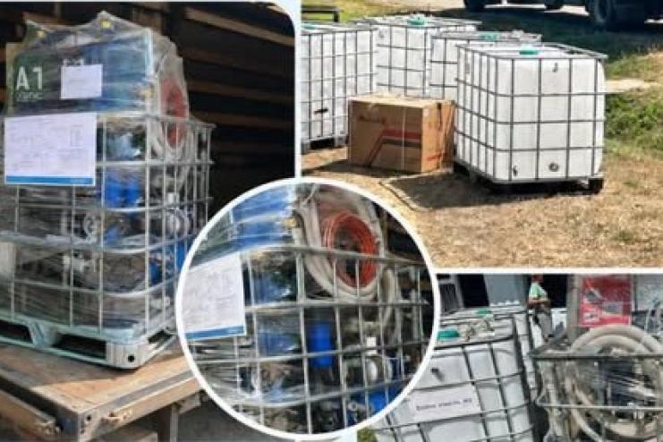 Буджацька громада отримала мобільну установку для очищення води від Червоного Хреста