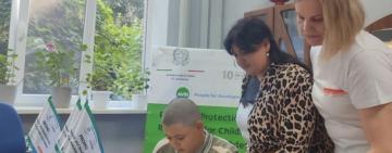 У Бессарабській громаді допомогли дитині з порушенням зору отримати навчальні матеріали зі шрифту Брайля